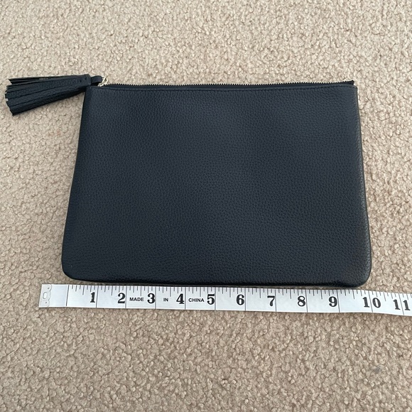 Kate Spade Black Large Tassel Pouch